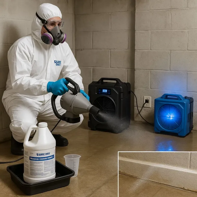 Sanitization and Odor Removal process in Cameron Park, CA